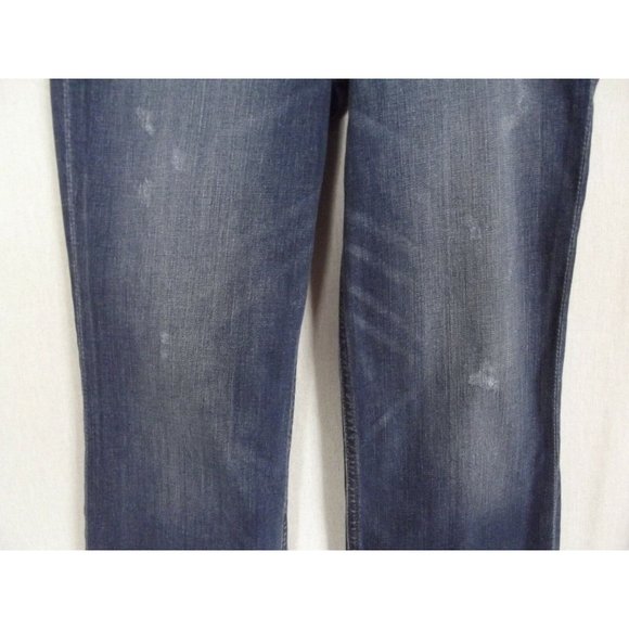 Express Size 0 x 26" High Waist Cropped Distressed Jeans - Picture 3 of 8